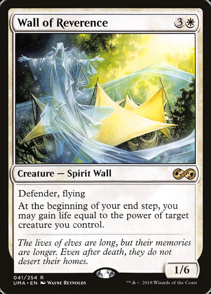 Wall of Reverence [Ultimate Masters] Foil