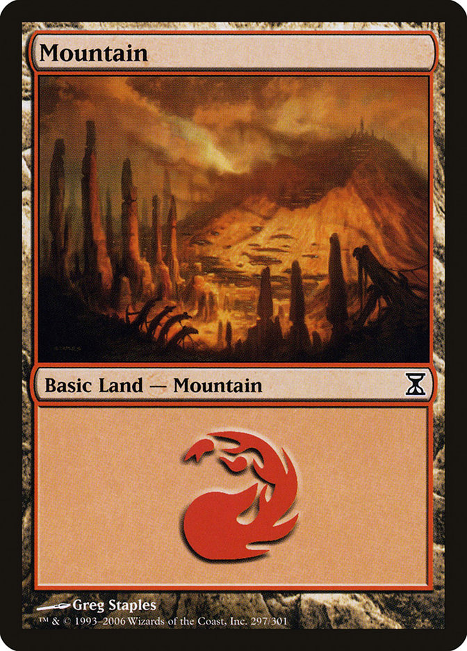 Mountain (297) [Time Spiral] Foil