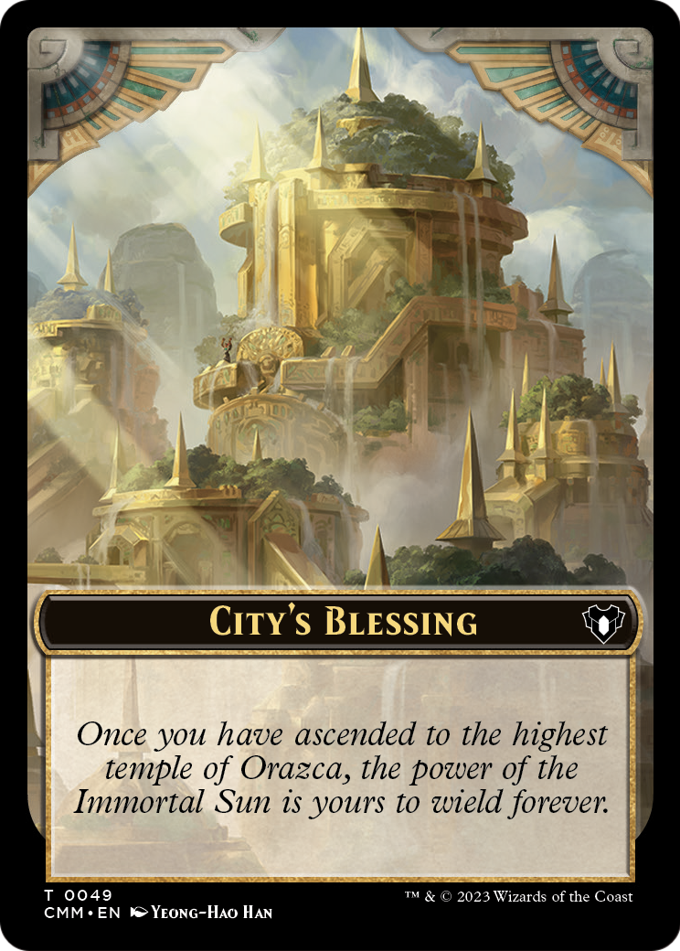 City's Blessing  [Commander Masters Tokens] Foil