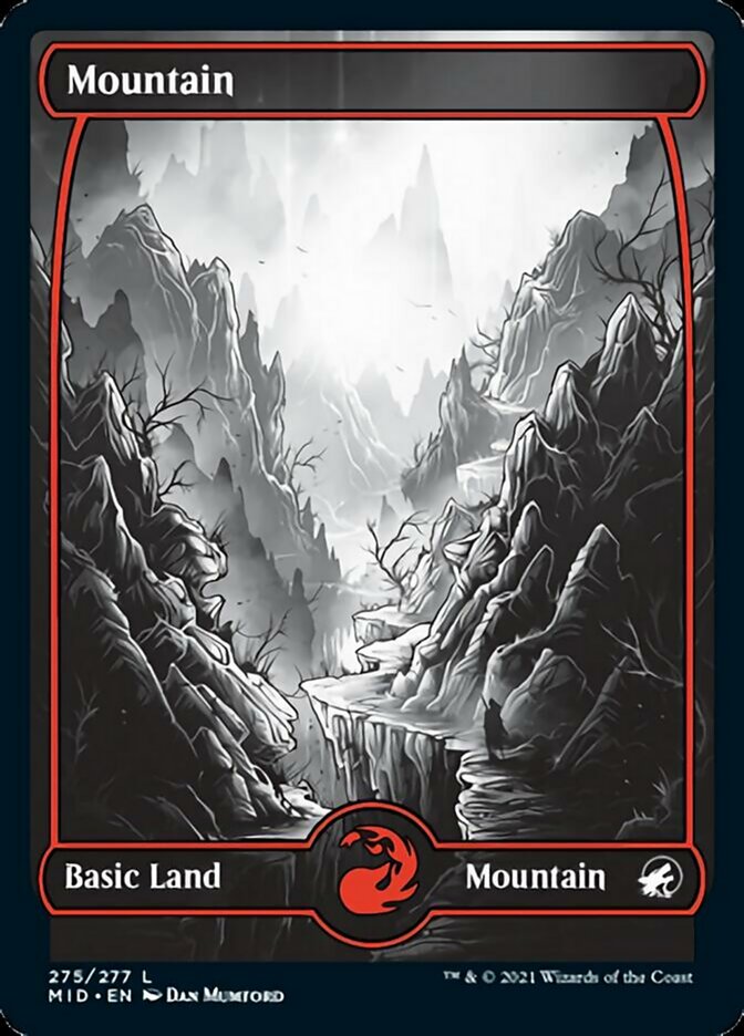 Mountain (275) [Innistrad: Midnight Hunt] Foil