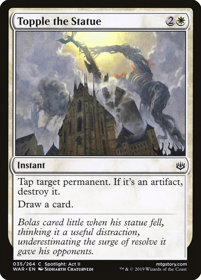 Topple the Statue [War of the Spark] Foil