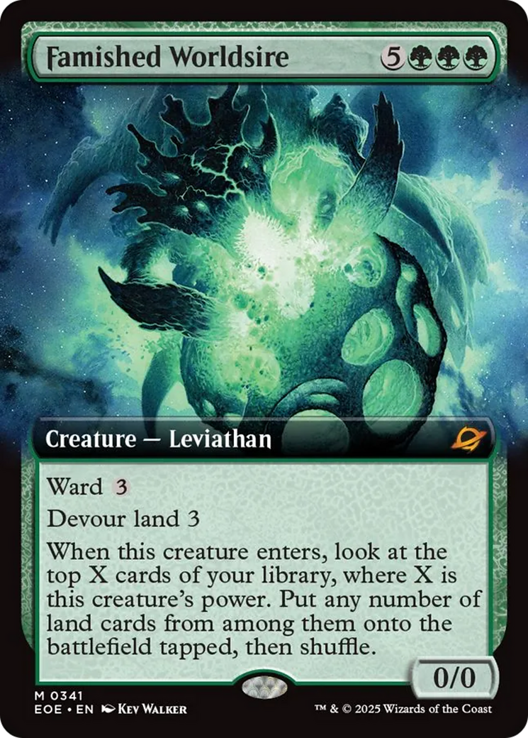 Famished Worldsire (Extended Art) [Edge of Eternities] Foil