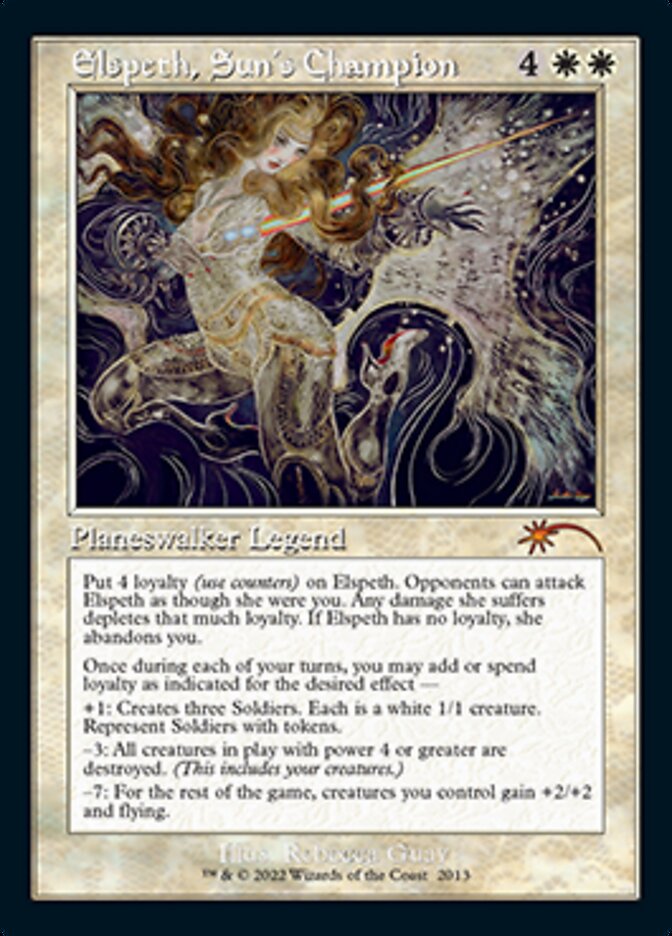 Elspeth, Sun's Champion (Retro) (2013) [Secret Lair 30th Anniversary Countdown Kit] Foil