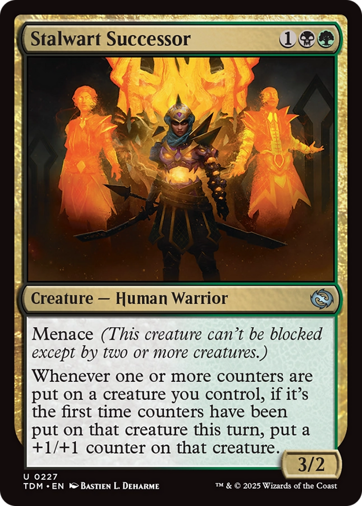 Stalwart Successor [Tarkir: Dragonstorm] Foil