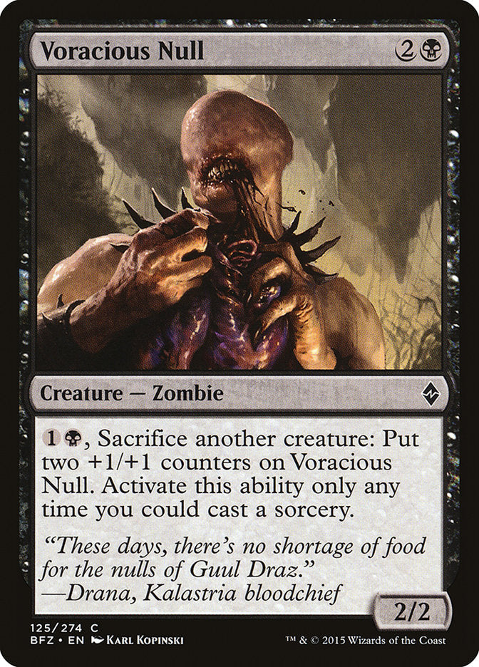 Voracious Null [Battle for Zendikar] Foil