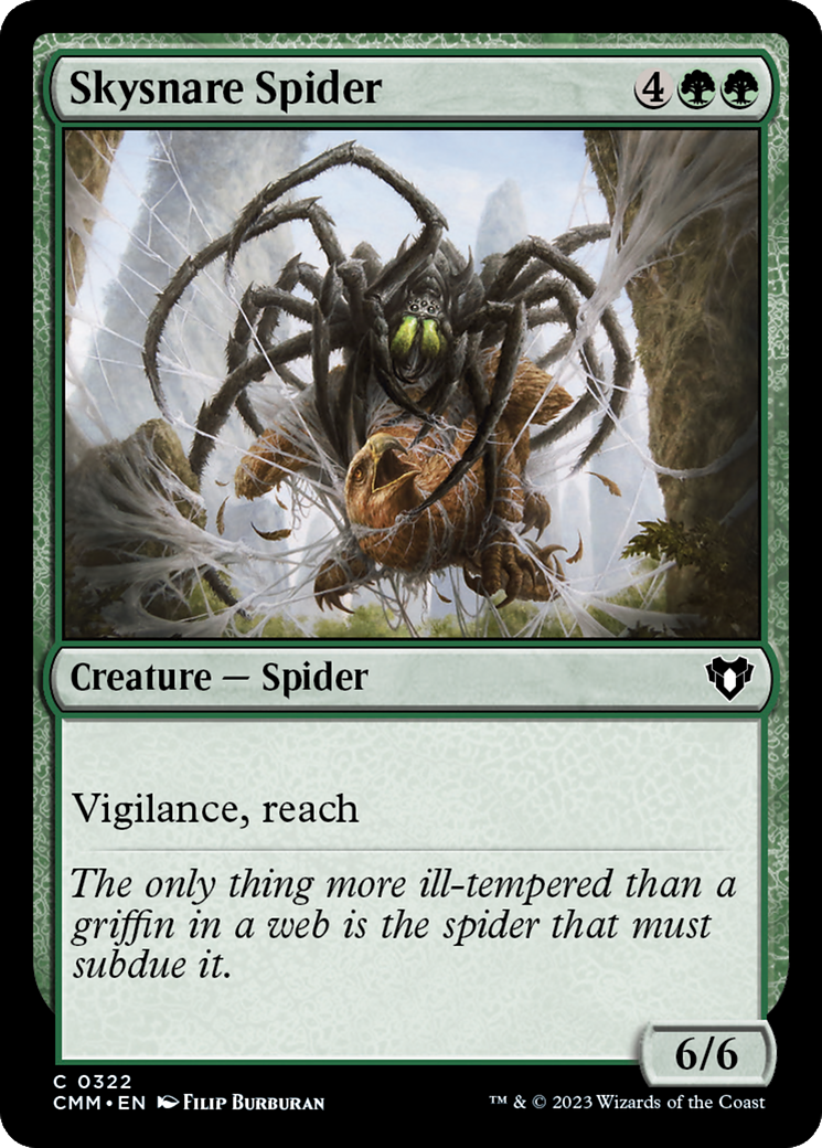 Skysnare Spider [Commander Masters] Foil