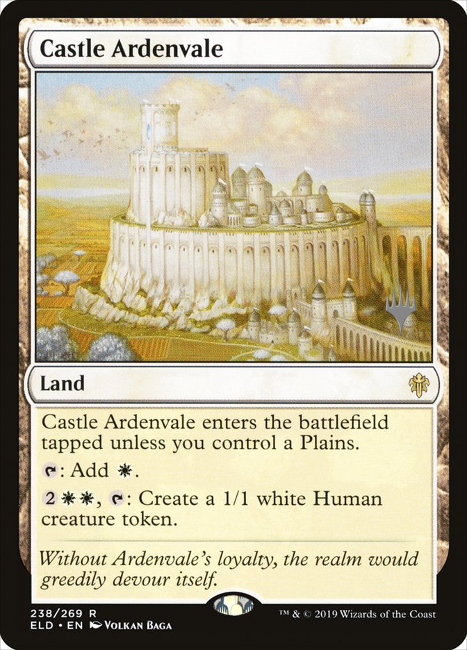 Castle Ardenvale (Promo Pack) [Throne of Eldraine Promos] Foil