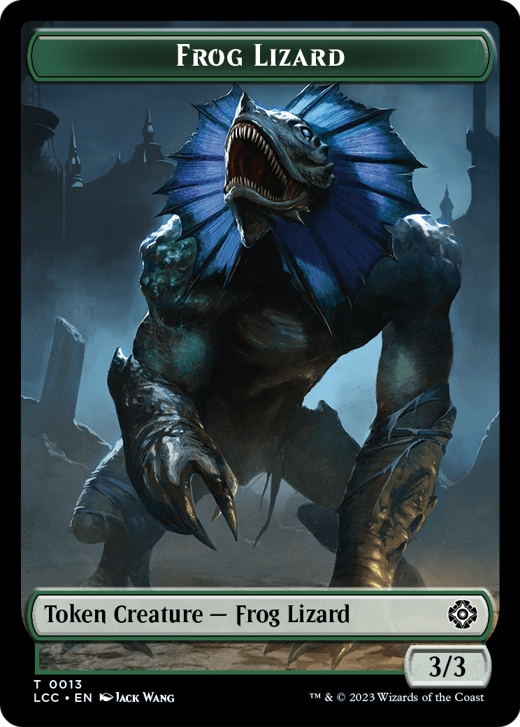 Frog Lizard  [The Lost Caverns of Ixalan Commander Tokens]