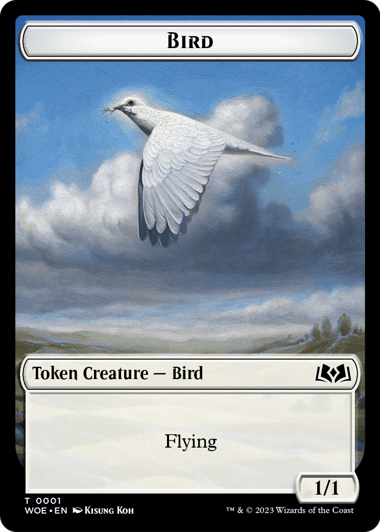 Bird  [Wilds of Eldraine Tokens] Foil