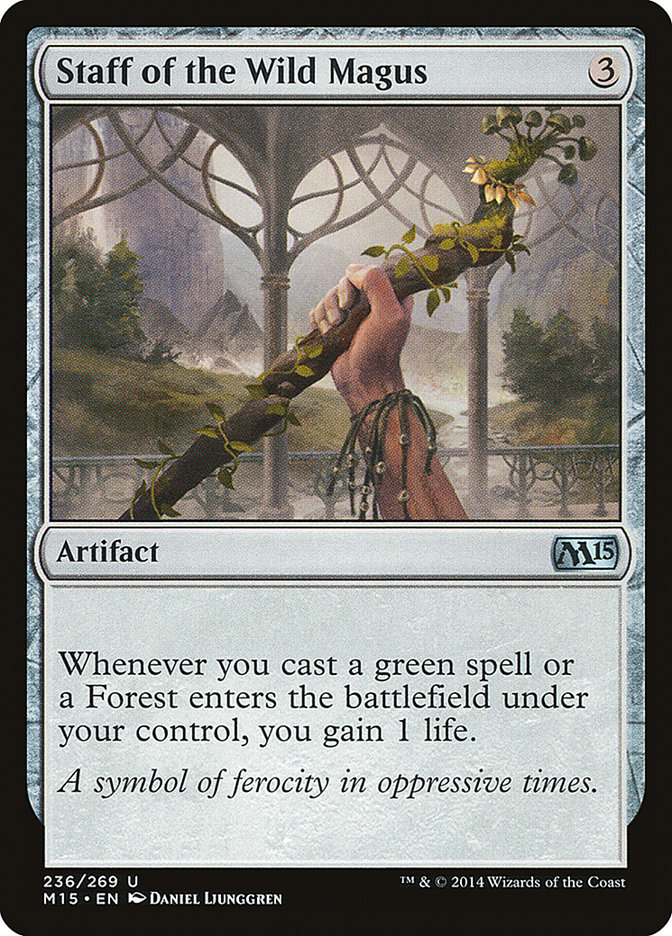 Staff of the Wild Magus [Magic 2015] Foil