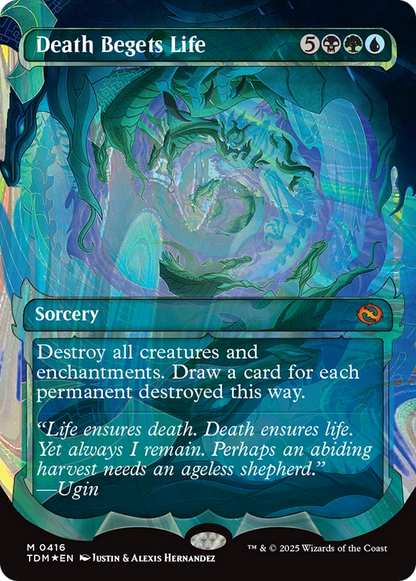 Death Begets Life (Showcase Halo Foil) (Japanese) [Tarkir: Dragonstorm]