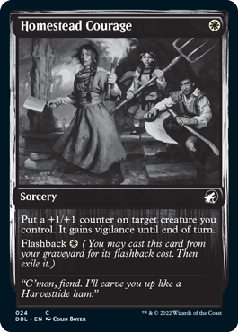 Homestead Courage [Innistrad: Double Feature] Foil