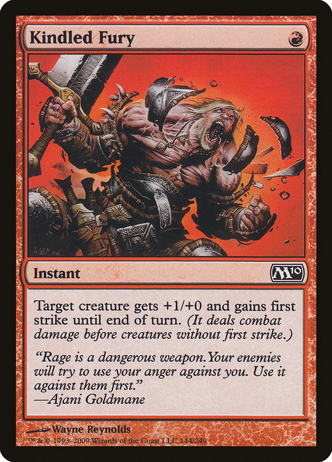 Kindled Fury [Magic 2010] Foil