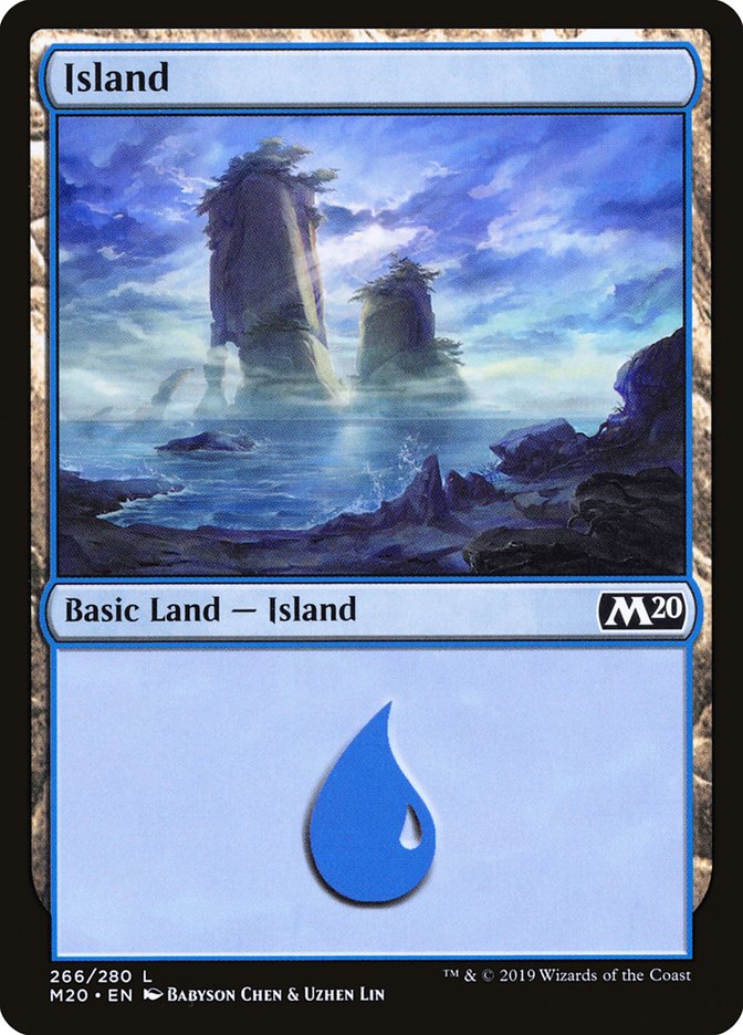 Island (266) [Core Set 2020] Foil