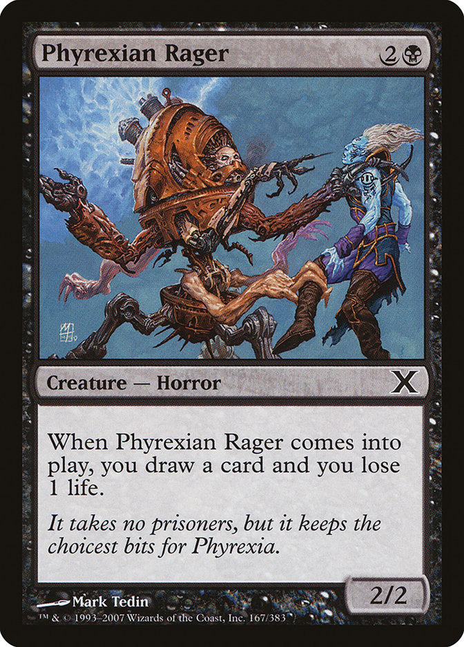 Phyrexian Rager [Tenth Edition] Foil