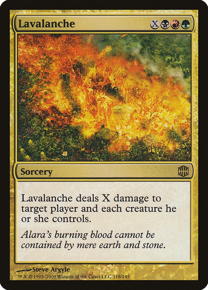 Lavalanche [Alara Reborn] Foil