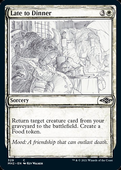 Late to Dinner (Sketch) [Modern Horizons 2] Foil