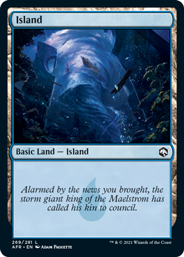 Island (269) [Dungeons & Dragons: Adventures in the Forgotten Realms] Foil