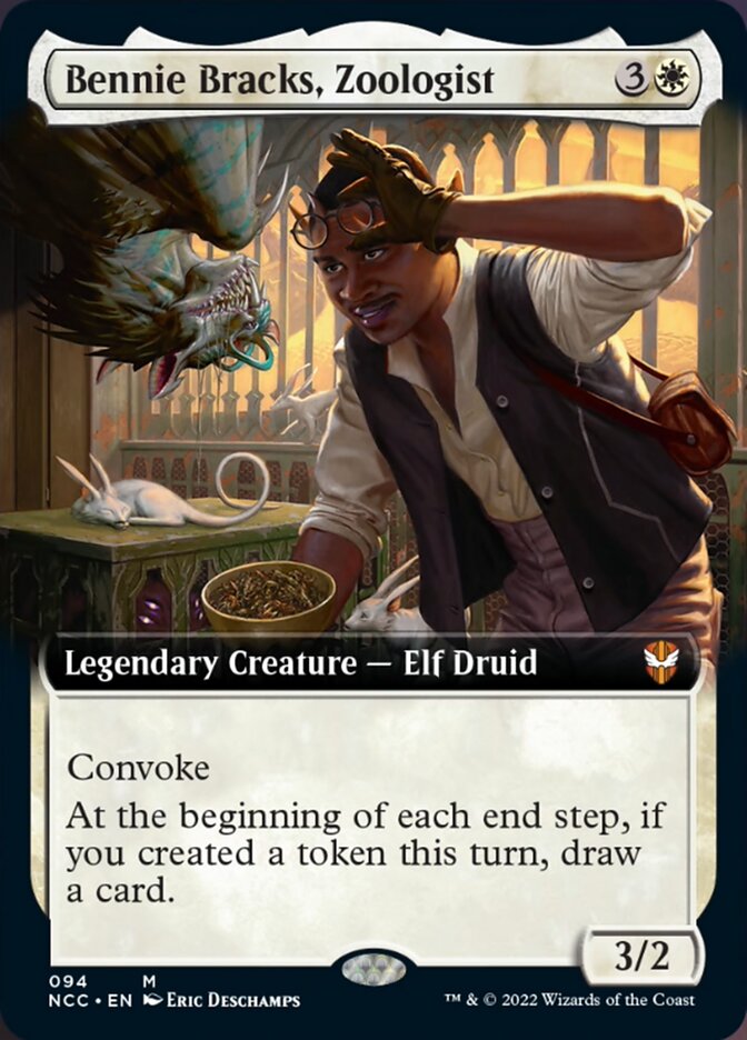 Bennie Bracks, Zoologist (Extended Art) [Streets of New Capenna Commander] Foil