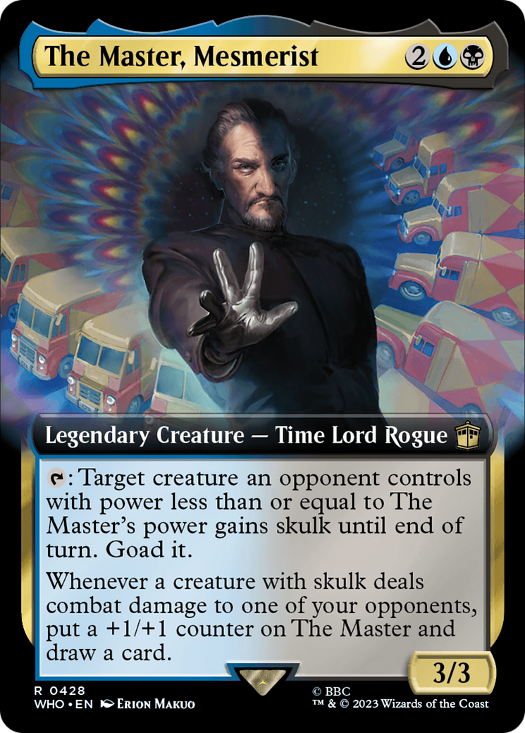 The Master, Mesmerist (Extended Art) [Doctor Who] Foil