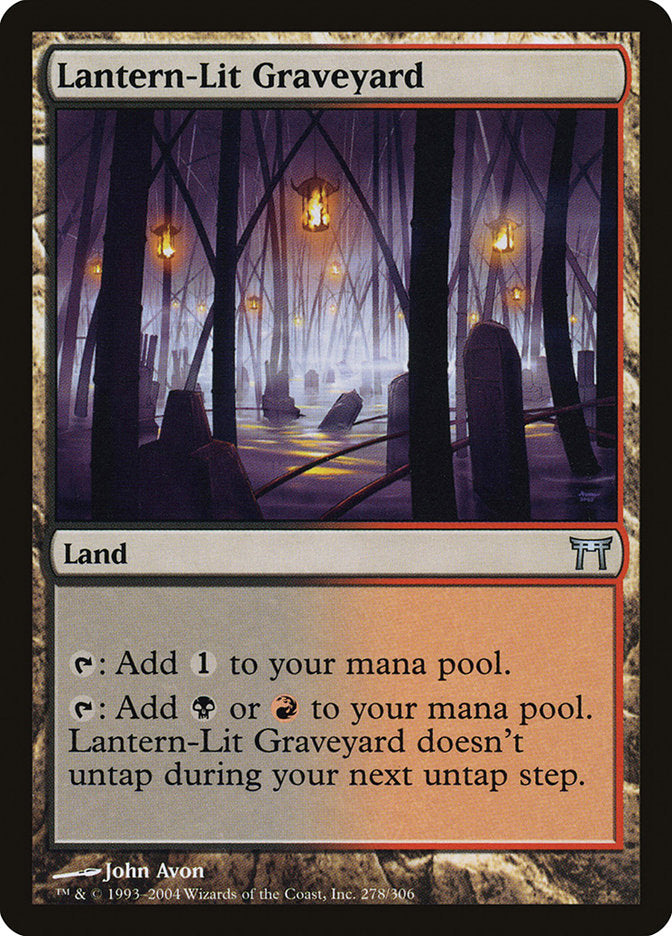 Lantern-Lit Graveyard [Champions of Kamigawa] Foil