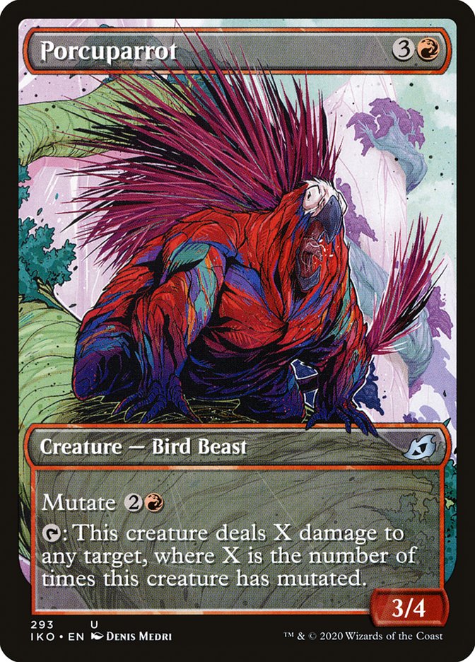Porcuparrot (Showcase) [Ikoria: Lair of Behemoths] Foil