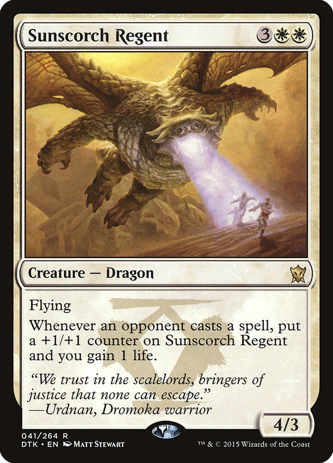 Sunscorch Regent [Dragons of Tarkir] Foil