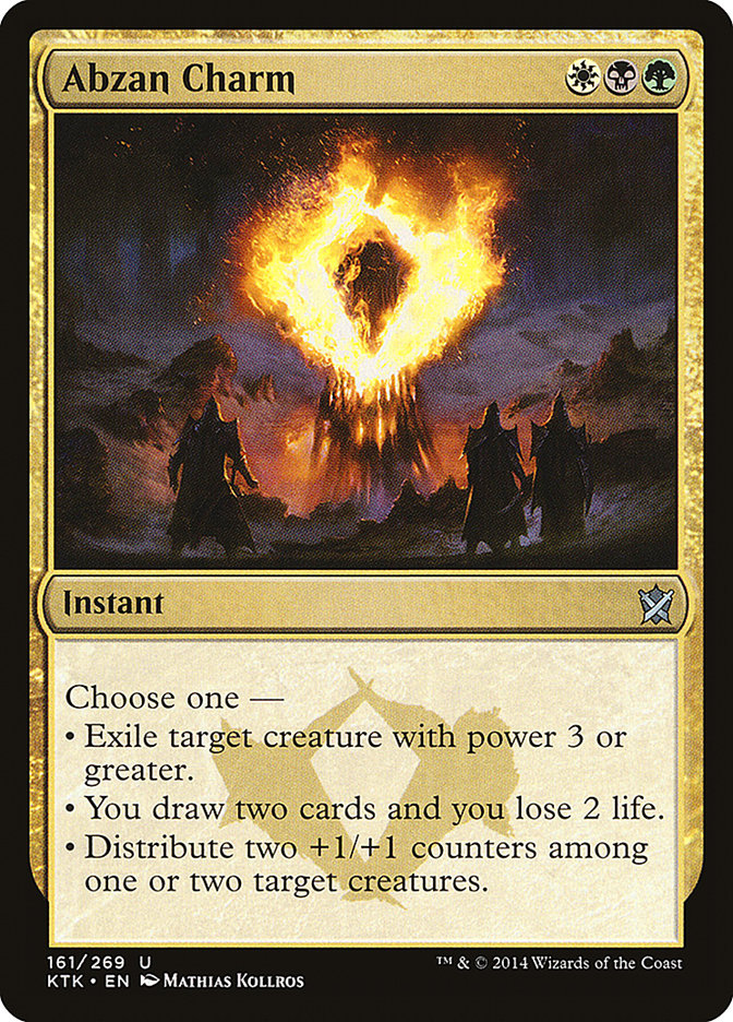 Abzan Charm [Khans of Tarkir] Foil