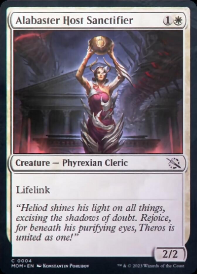 Alabaster Host Sanctifier [March of the Machine] Foil
