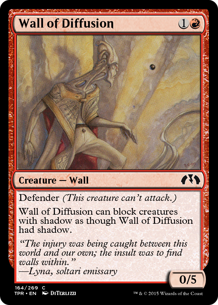 Wall of Diffusion  [Tempest Remastered] Foil