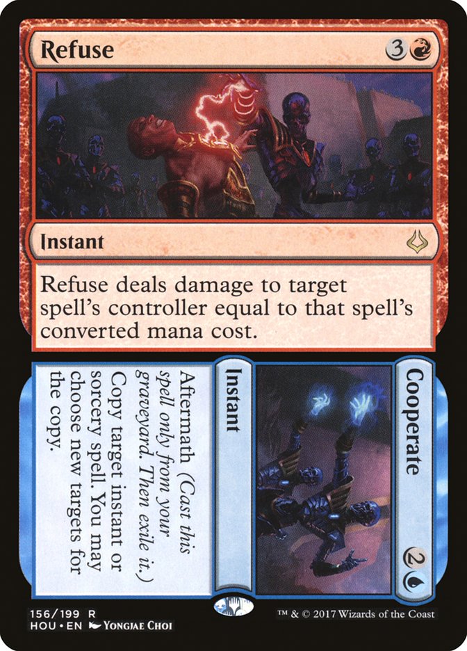 Refuse // Cooperate [Hour of Devastation] Foil