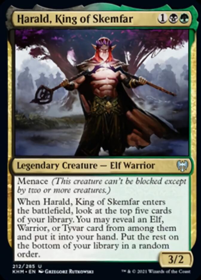 Harald, King of Skemfar [Kaldheim] Foil