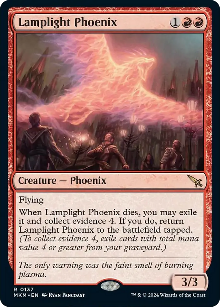 Lamplight Phoenix [Murders at Karlov Manor] Foil