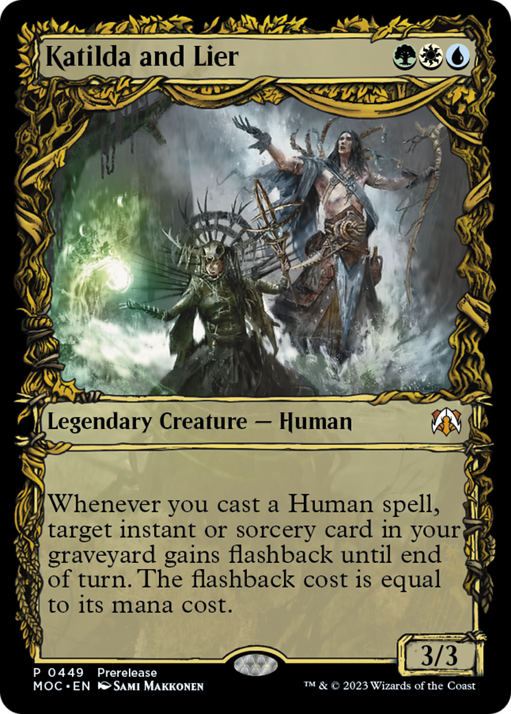 Katilda and Lier (Showcase Planar Booster Fun) [March of the Machine Commander Prerelease Promos] Foil