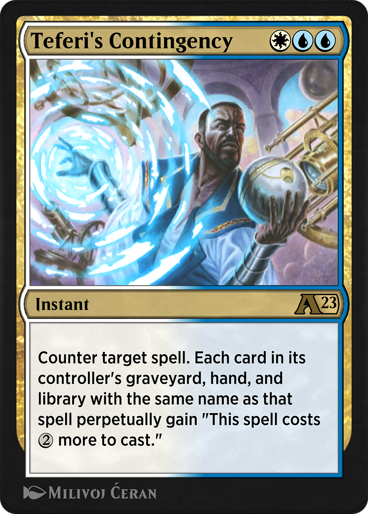 Teferi's Contingency  [Alchemy: Dominaria]