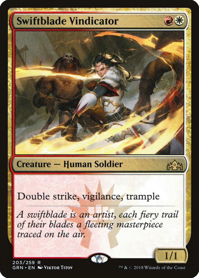 Swiftblade Vindicator [Guilds of Ravnica] Foil