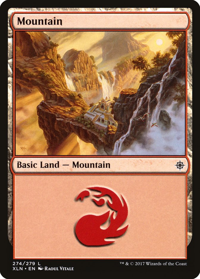 Mountain (274) [Ixalan] Foil