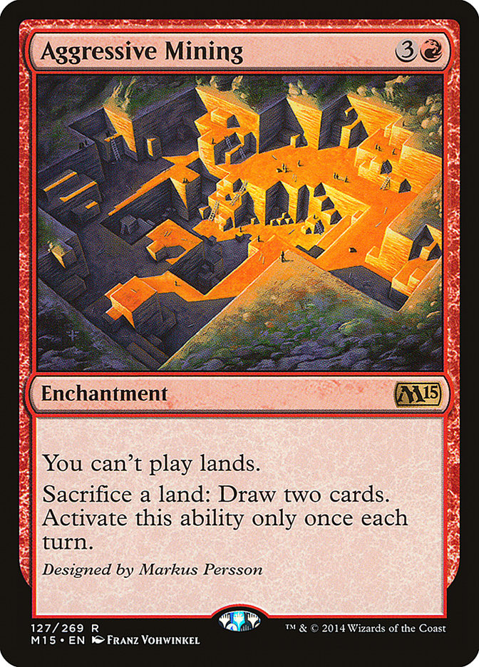 Aggressive Mining [Magic 2015] Foil