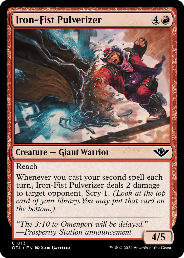 Iron-Fist Pulverizer [Outlaws of Thunder Junction] Foil