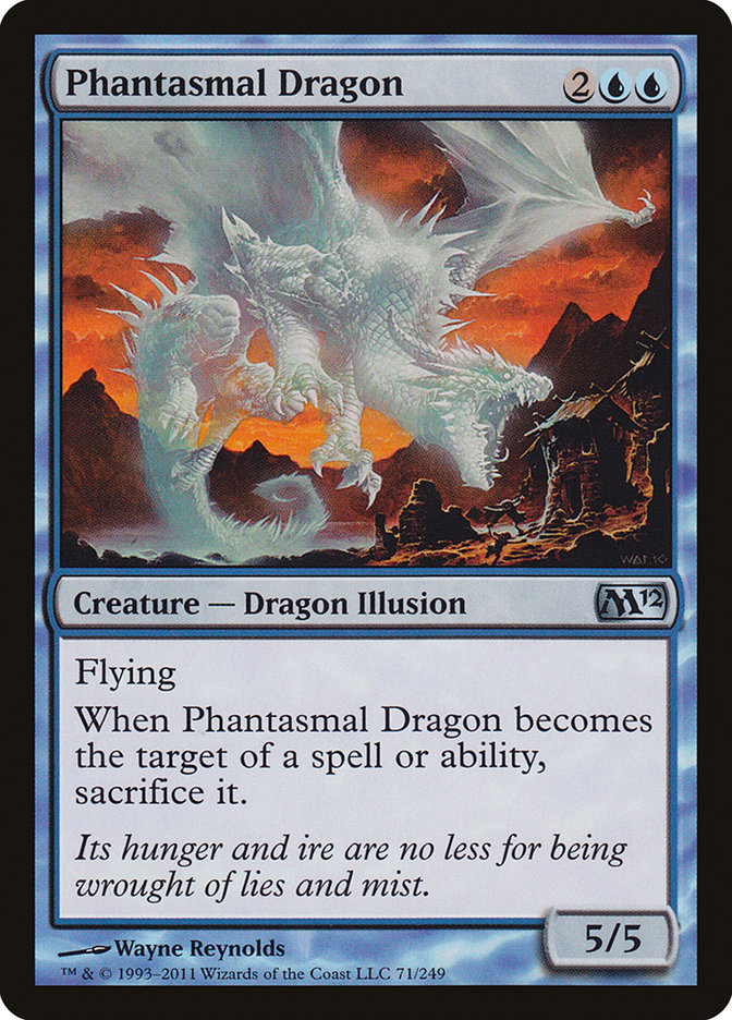 Phantasmal Dragon [Magic 2012] Foil