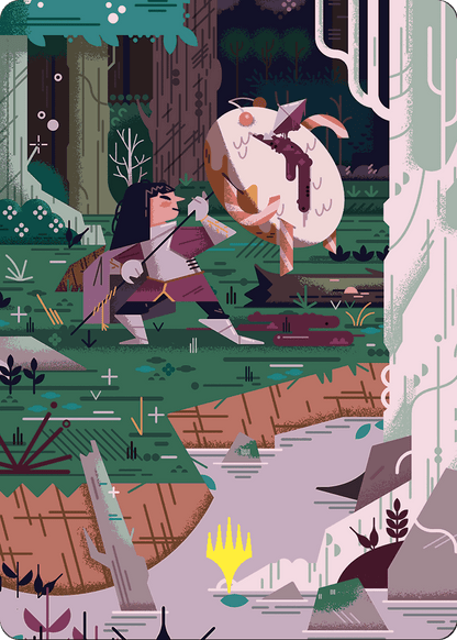 Stab Wound // Stab Wound  [Wilds of Eldraine Art Series] (Borderless) Foil