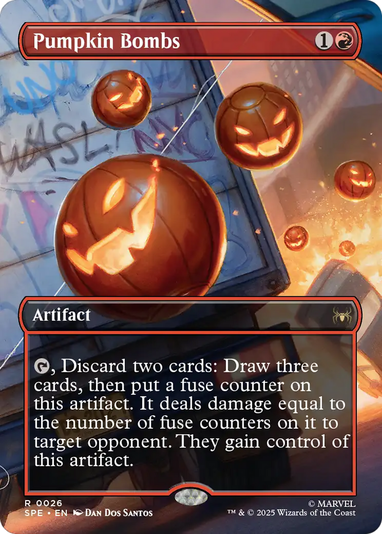 Pumpkin Bombs (Borderless) [Marvel's Spider-Man: Eternal-Legal] Foil