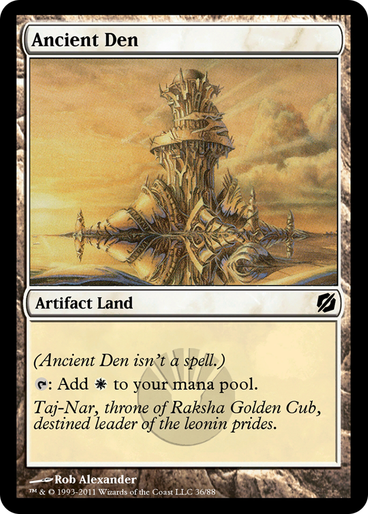 Ancient Den  [Duel Decks: Mirrodin Pure vs. New Phyrexia]