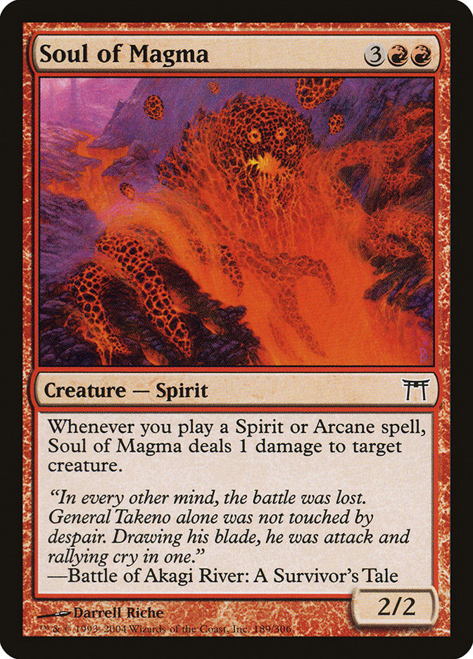 Soul of Magma [Champions of Kamigawa] Foil
