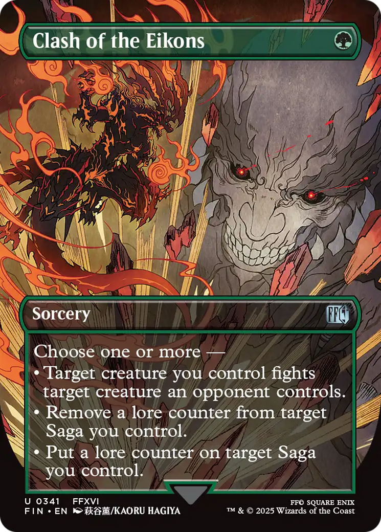 Clash of the Eikons (Borderless) [FINAL FANTASY] Foil