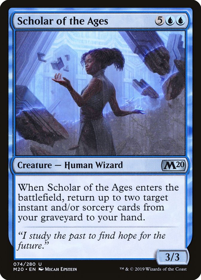 Scholar of the Ages [Core Set 2020] Foil