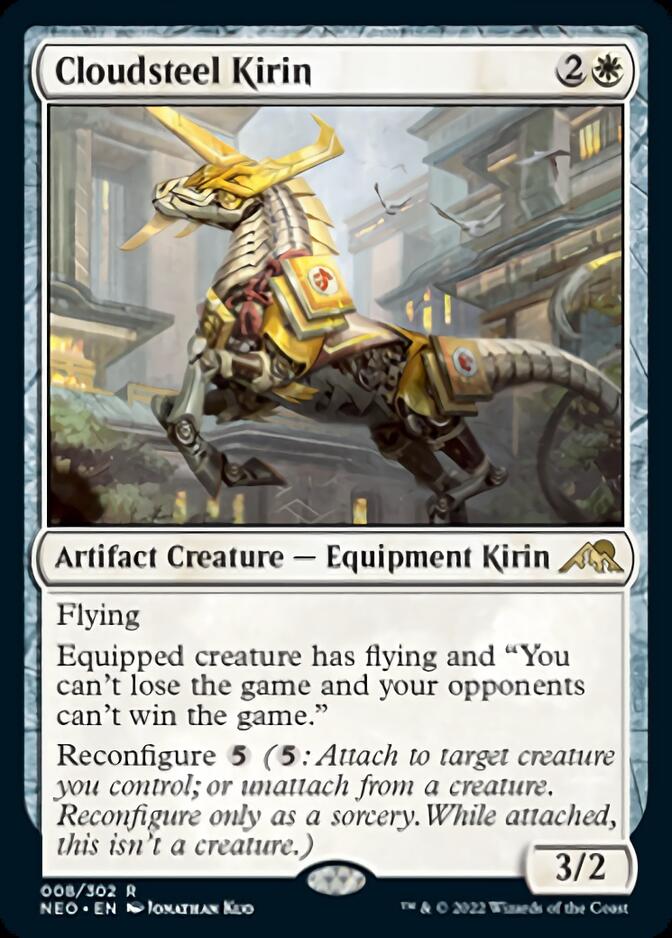 Cloudsteel Kirin [Kamigawa: Neon Dynasty] Foil