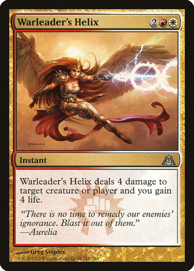 Warleader's Helix [Dragon's Maze] Foil