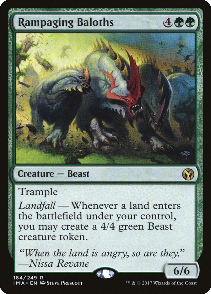 Rampaging Baloths [Iconic Masters] Foil