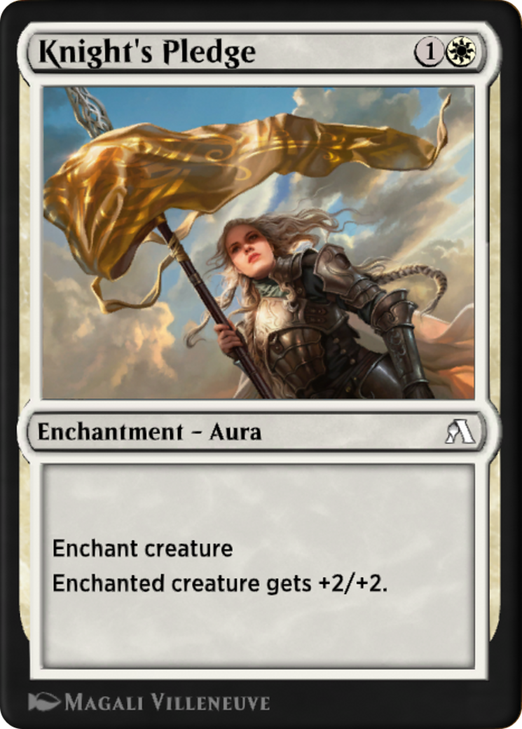 Knight's Pledge  [Arena New Player Experience Cards]
